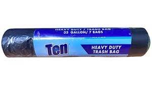 12- 45033-4 TEN ROLL TRASH BAGS - 33GAL - 33gal/7 BOLSAS POR ROLLO